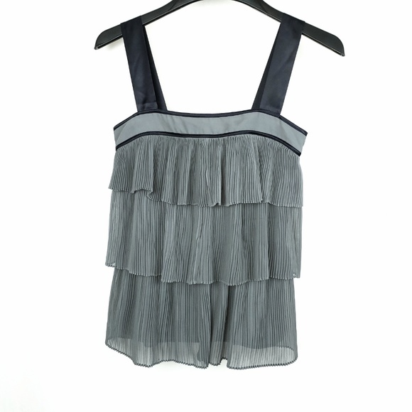 FCUK French Connection Angela Pleated Flapper Top - Picture 5 of 7